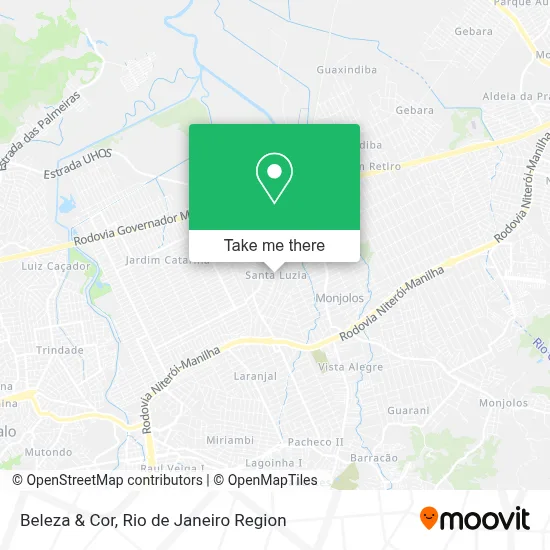 Beleza & Cor map