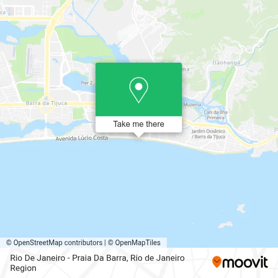 Rio De Janeiro - Praia Da Barra map