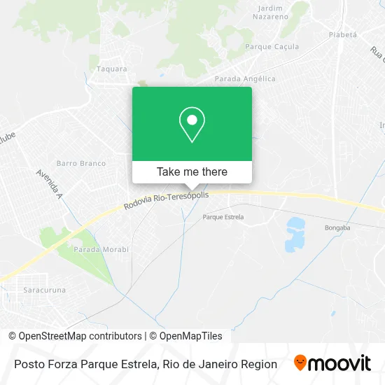 Posto Forza Parque Estrela map