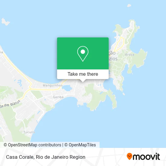 Casa Corale map