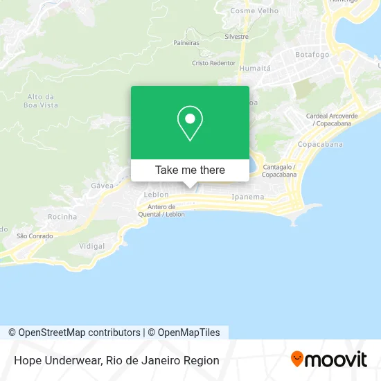 Hope Underwear map