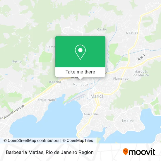 Barbearia Matias map