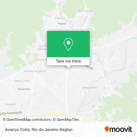 Avanço Color map