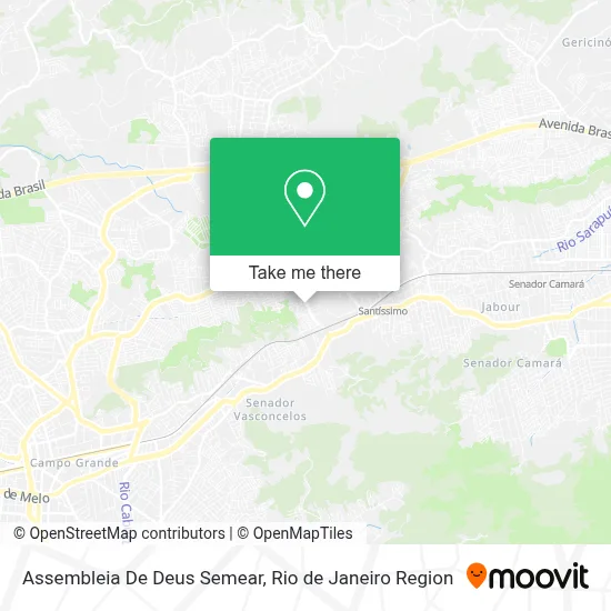 Assembleia De Deus Semear map