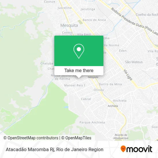 Atacadão Maromba Rj map
