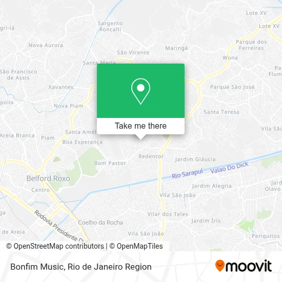 Bonfim Music map