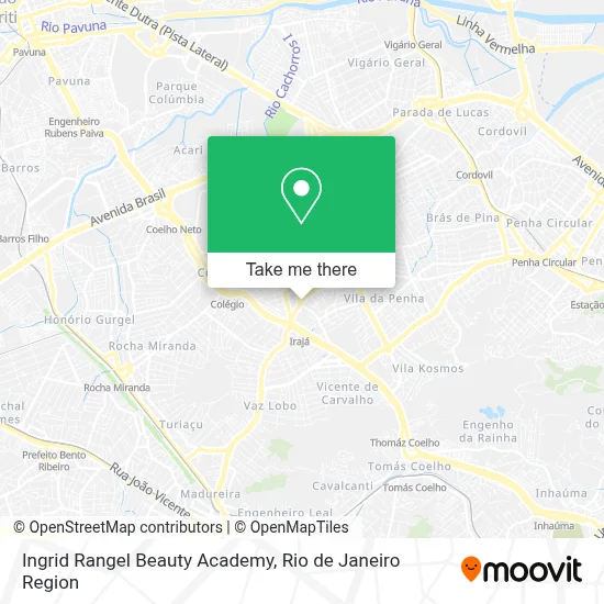 Ingrid Rangel Beauty Academy map