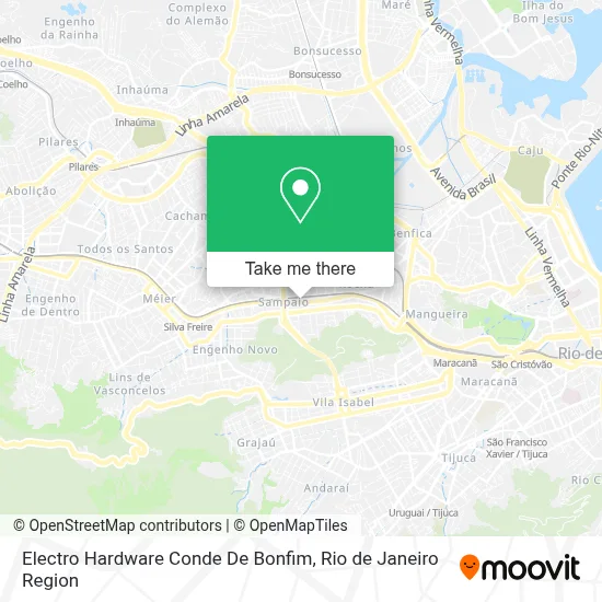 Electro Hardware Conde De Bonfim map