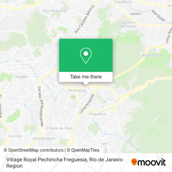 Village Royal Pechincha Freguesia map