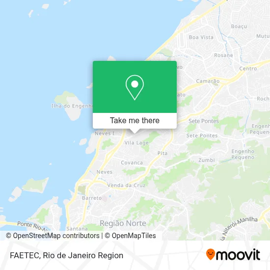 FAETEC map