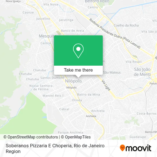 Soberanos Pizzaria E Choperia map