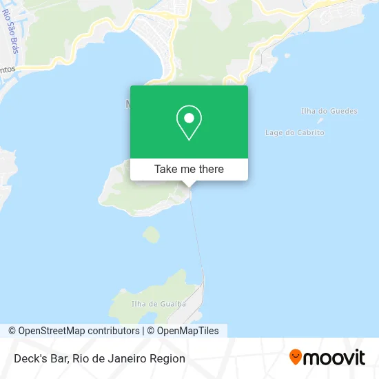 Deck's Bar map