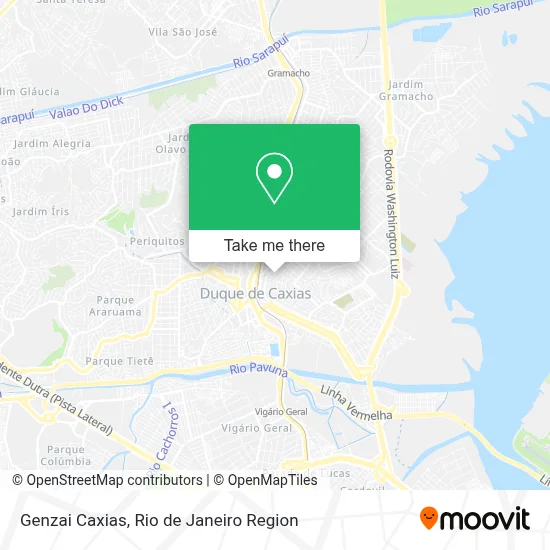 Genzai Caxias map