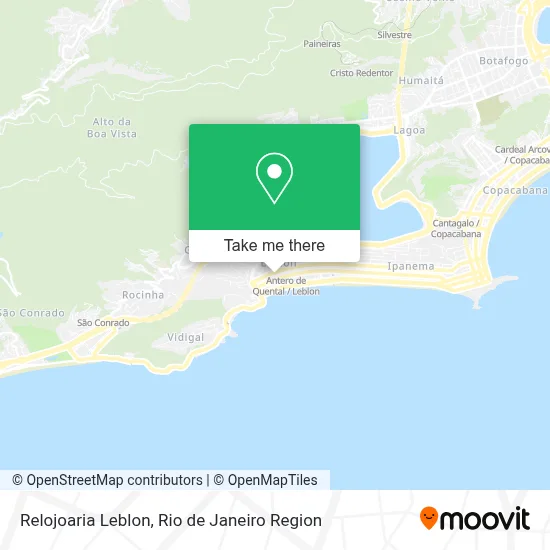 Relojoaria Leblon map
