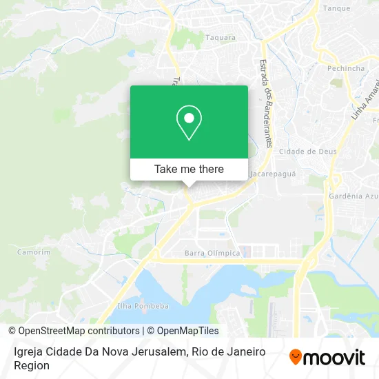 Igreja Cidade Da Nova Jerusalem map