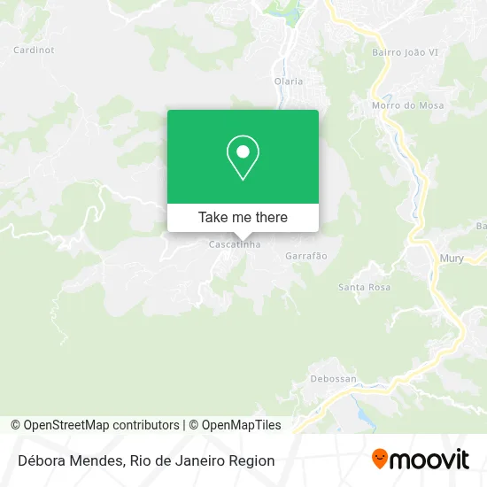 Débora Mendes map