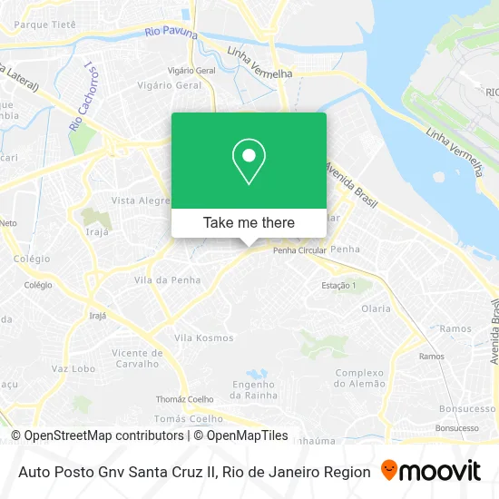 Auto Posto Gnv Santa Cruz II map