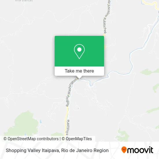 Shopping Valley Itaipava map