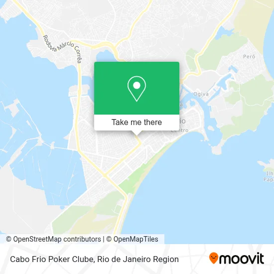 Cabo Frio Poker Clube map