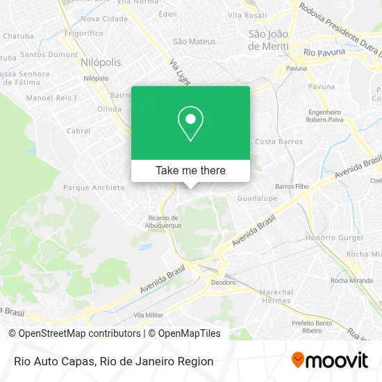 Rio Auto Capas map