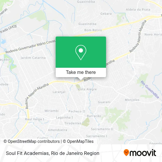 Soul Fit Academias map
