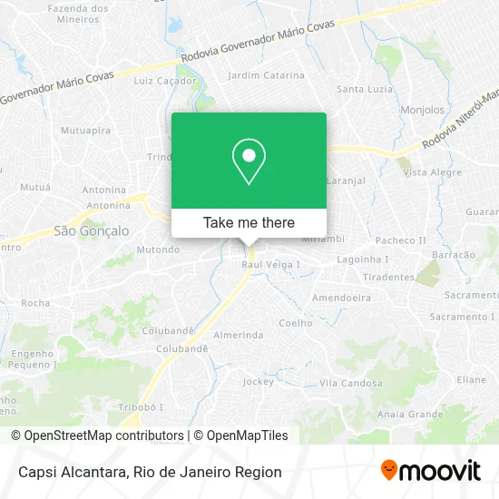 Capsi Alcantara map