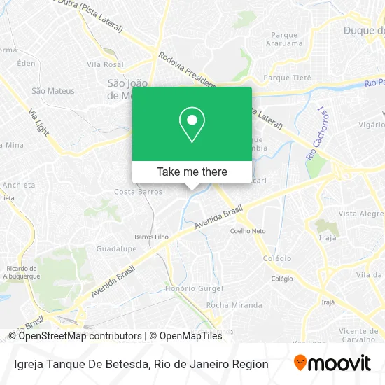 Igreja Tanque De Betesda map