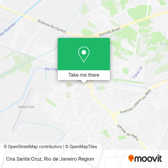 Cna Santa Cruz map