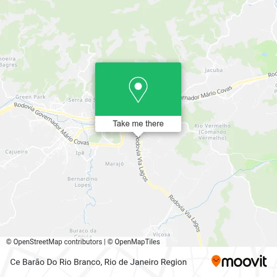 Ce Barão Do Rio Branco map