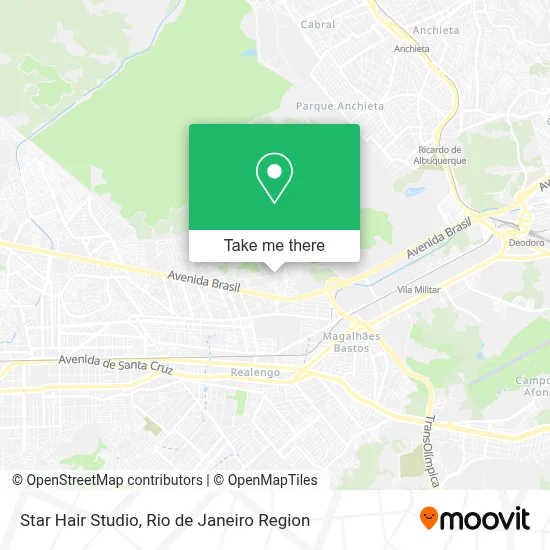 Star Hair Studio map