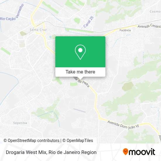 Drogaria West Mix map