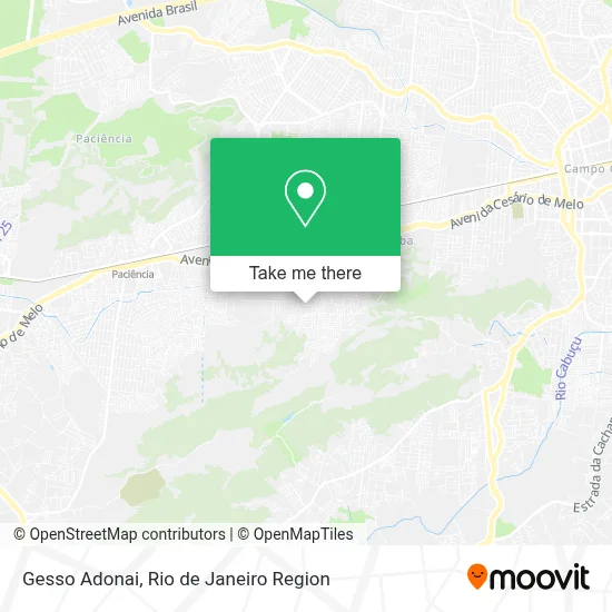 Gesso Adonai map