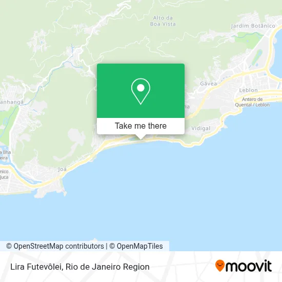 Lira Futevôlei map