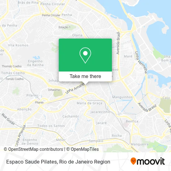 Espaco Saude Pilates map