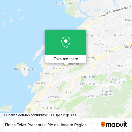 Elaine Teles Presentes map