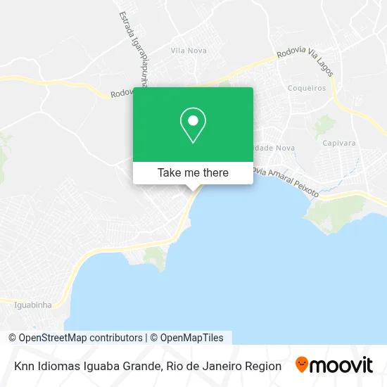 Knn Idiomas Iguaba Grande map