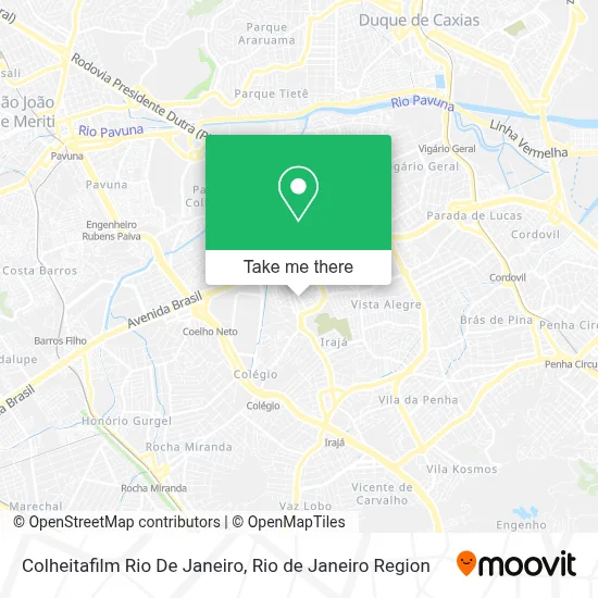 Colheitafilm Rio De Janeiro map