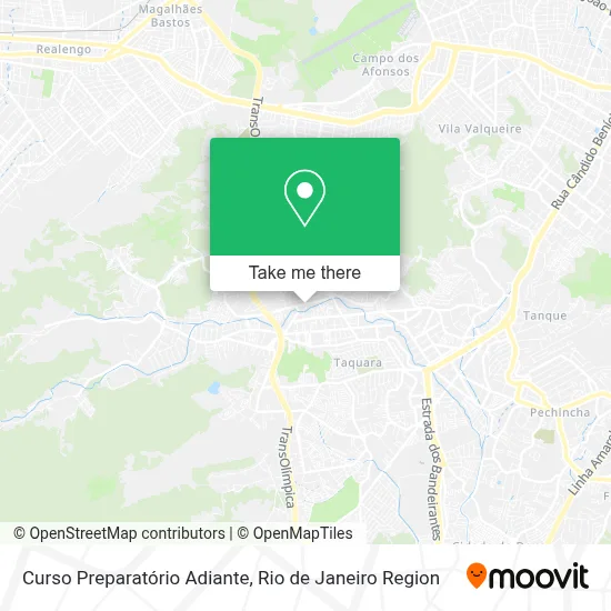 Curso Preparatório Adiante map