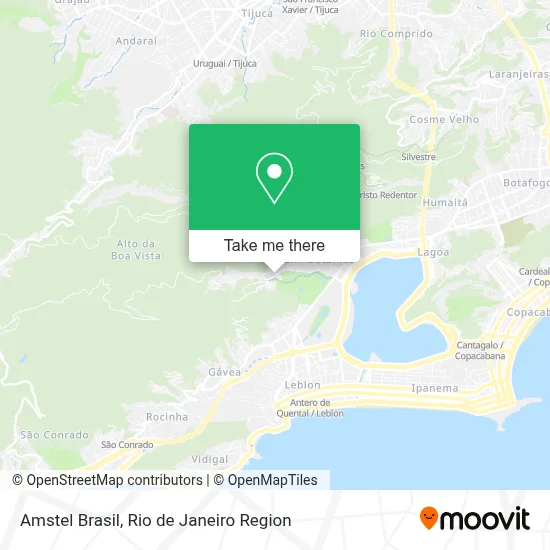 Amstel Brasil map