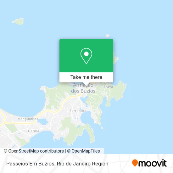 Passeios Em Búzios map