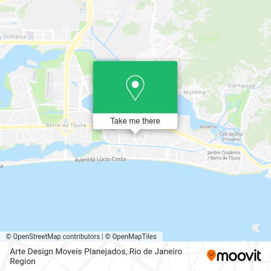 Arte Design Moveis Planejados map