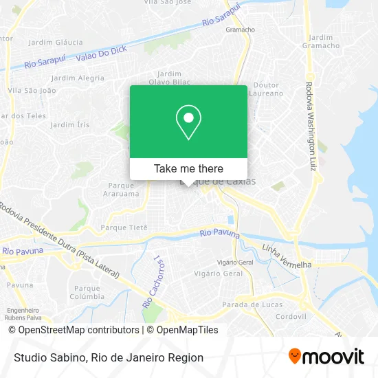 Studio Sabino map