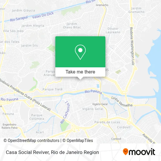 Casa Social Reviver map