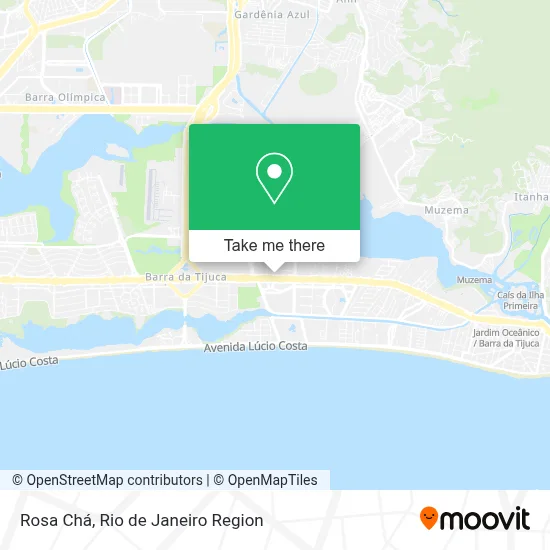 Rosa Chá map
