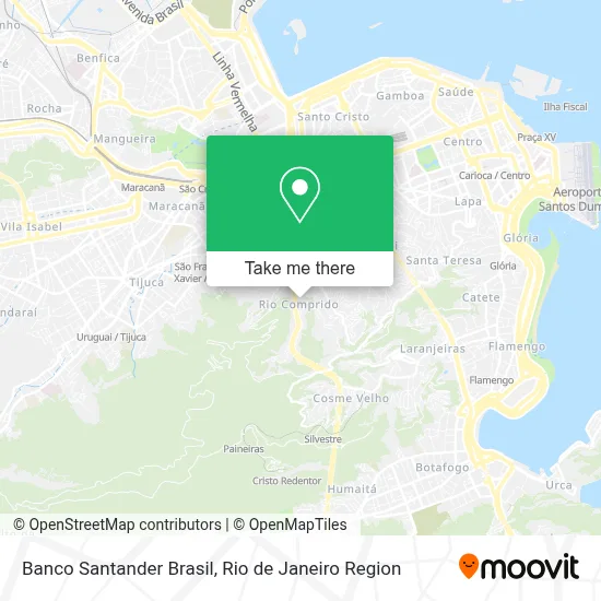 Banco Santander Brasil map