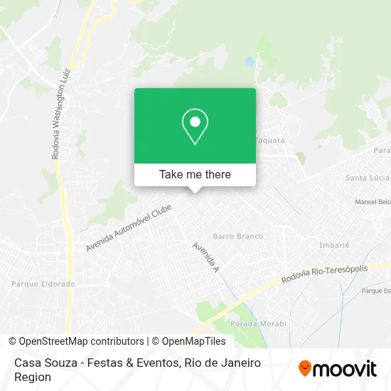 Casa Souza - Festas & Eventos map