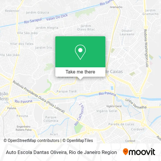 Auto Escola Dantas Oliveira map