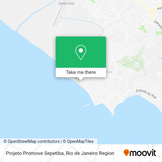 Projeto Promove Sepetiba map