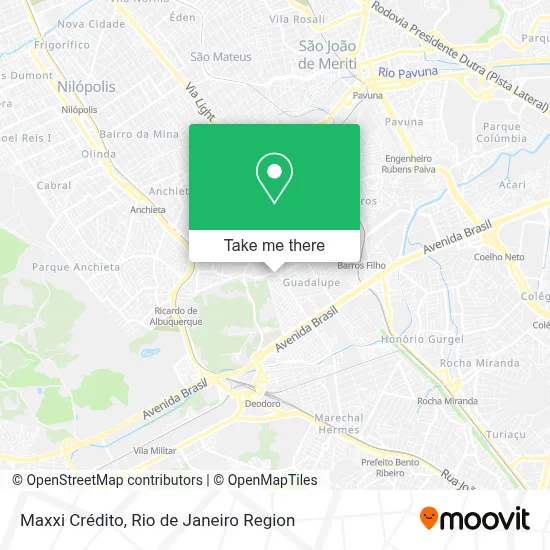 Maxxi Crédito map