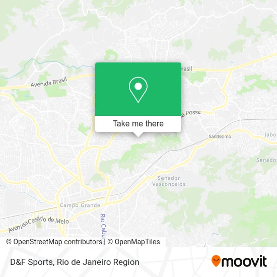 D&F Sports map